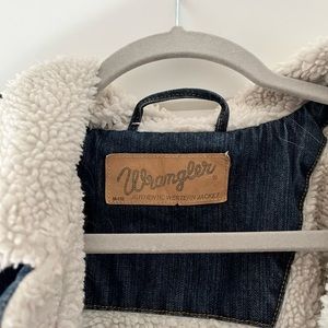 XL wrangler denim Sherpa jacket